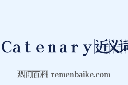 Catenary近义词是什么意思的图片